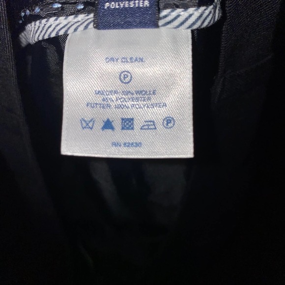 Lands’ End size 12 wool blend black pants - Picture 6 of 8